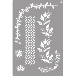 Szablon 30x20 cm Ornamenty