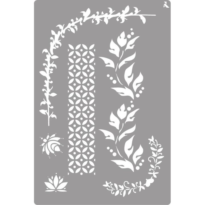 Szablon 30x20 cm Ornamenty