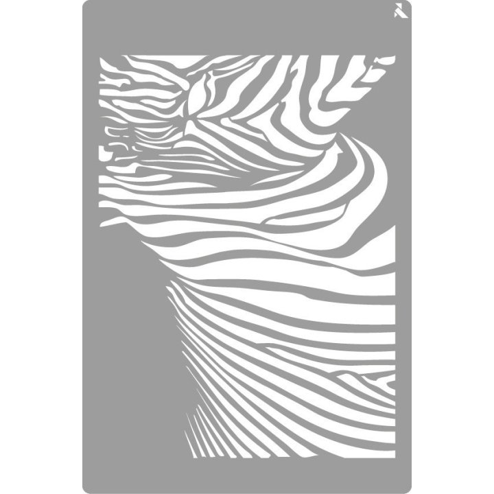 Szablon 30x20 cm Zebra