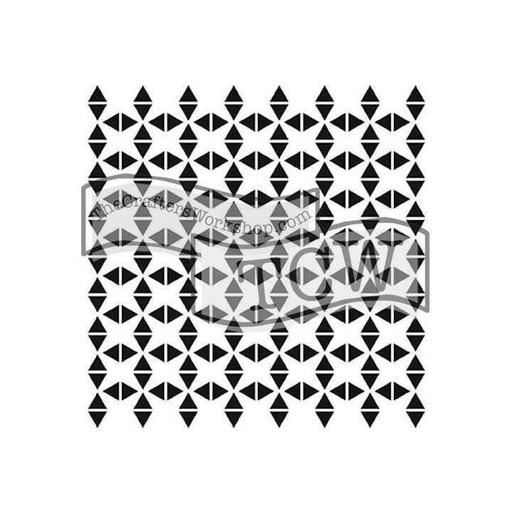 Szablon Mini Plemienne Trójkąty 15,2 cm