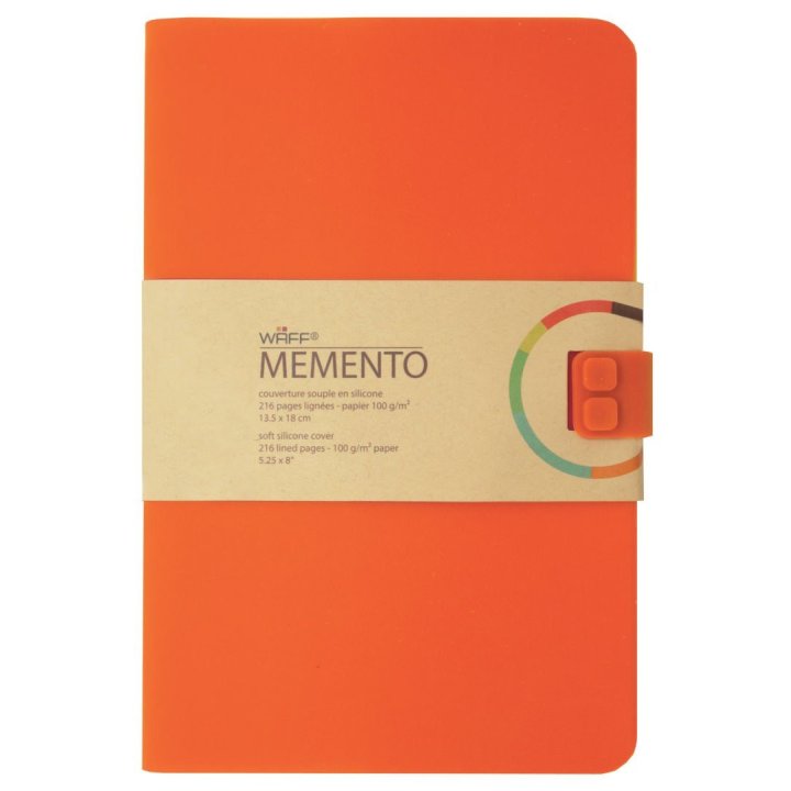 WAFF MEMENTO notes A5 Pomarańczowy