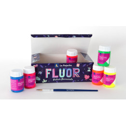 Zestaw Farb Fluorescencyjnych 6x35 ml