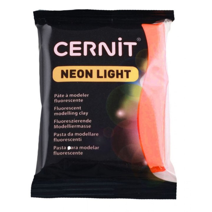 Modelina Cernit Neonowo Pomarańczowa 56g